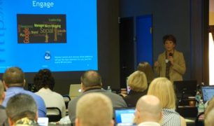 Deb Evans speaks at FranCamp